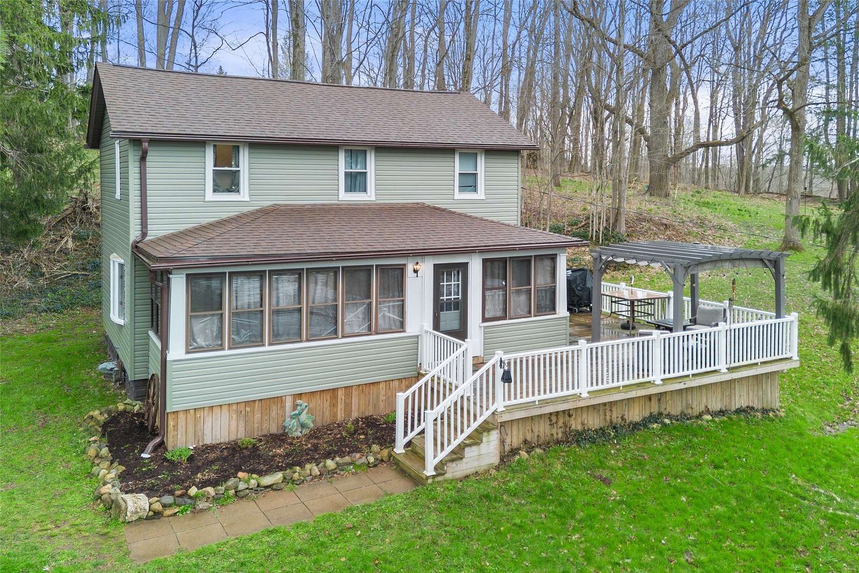 1.66 Acres of Land with Home for Sale in Union City, Pennsylvania