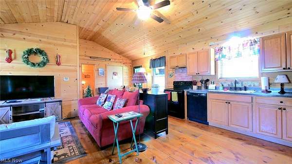 10.1 Acres of Recreational Land with Home for Sale in Beverly, Ohio