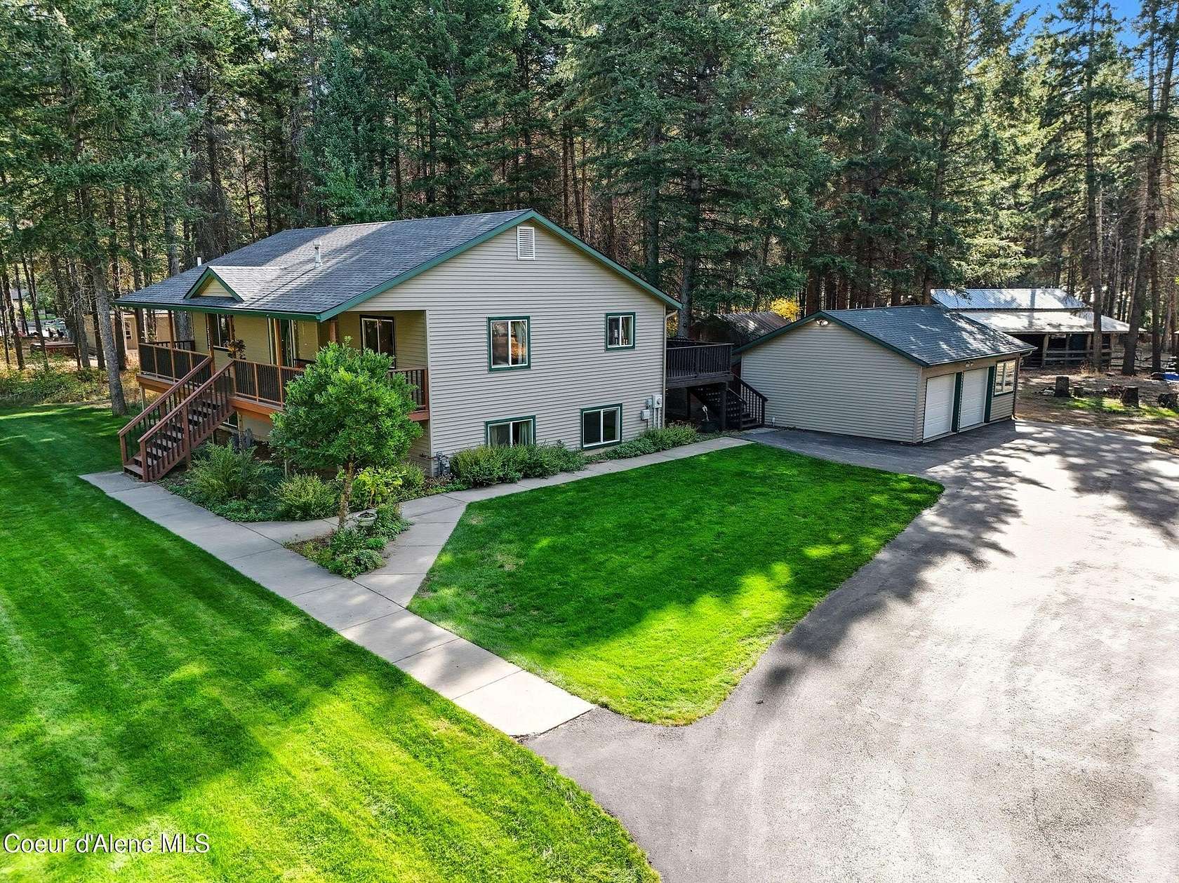 2.28 Acres of Land with Home for Sale in Rathdrum, Idaho