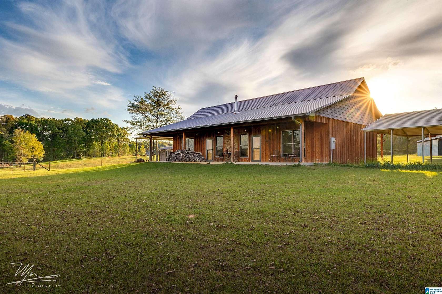 63.3 Acres of Land with Home for Sale in Munford, Alabama