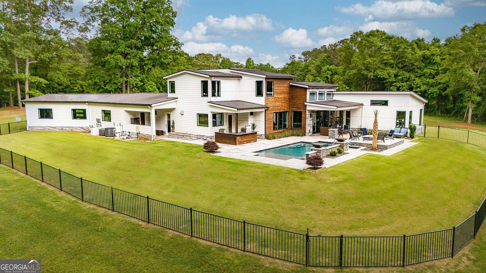 5 Acres of Land with Home for Sale in Tyrone, Georgia