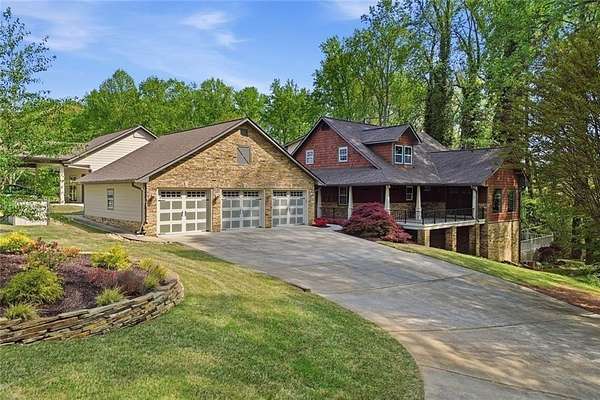 6 Acres of Land with Home for Sale in Dawsonville, Georgia