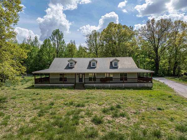 5 Acres of Land with Home for Sale in Somerville, Tennessee