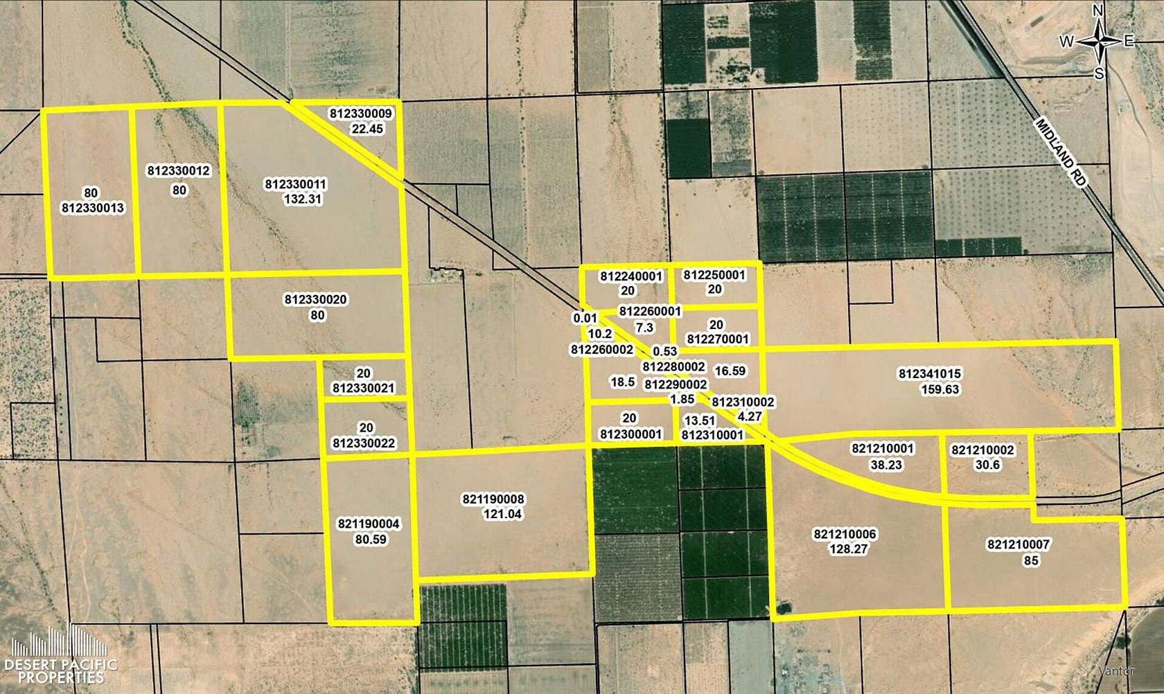 1,231 Acres of Land for Sale in Blythe, California
