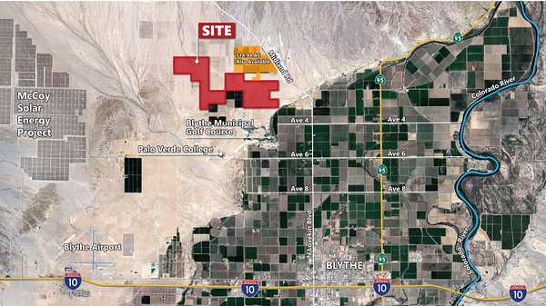 1,231 Acres of Land for Sale in Blythe, California