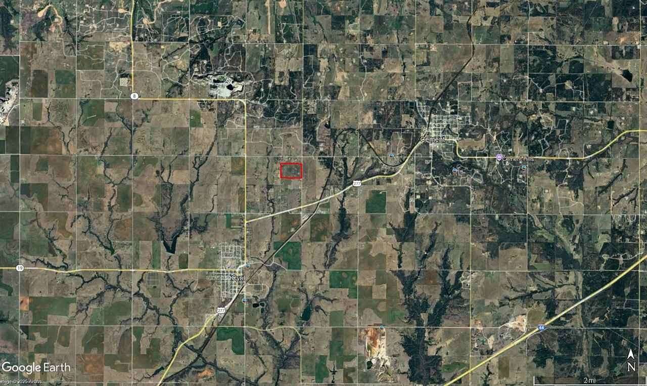 60 Acres of Agricultural & Residential Land for Sale in Cyril, Oklahoma