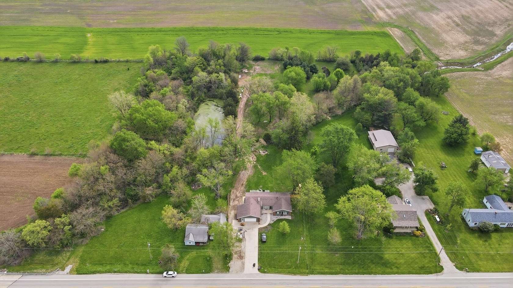 1.53 Acres of Land with Home for Sale in Wapakoneta, Ohio
