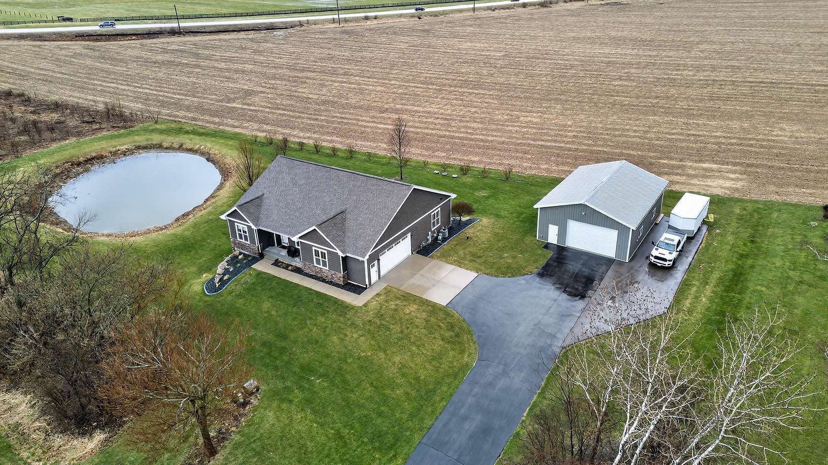 2.59 Acres of Land with Home for Sale in Stoughton, Wisconsin