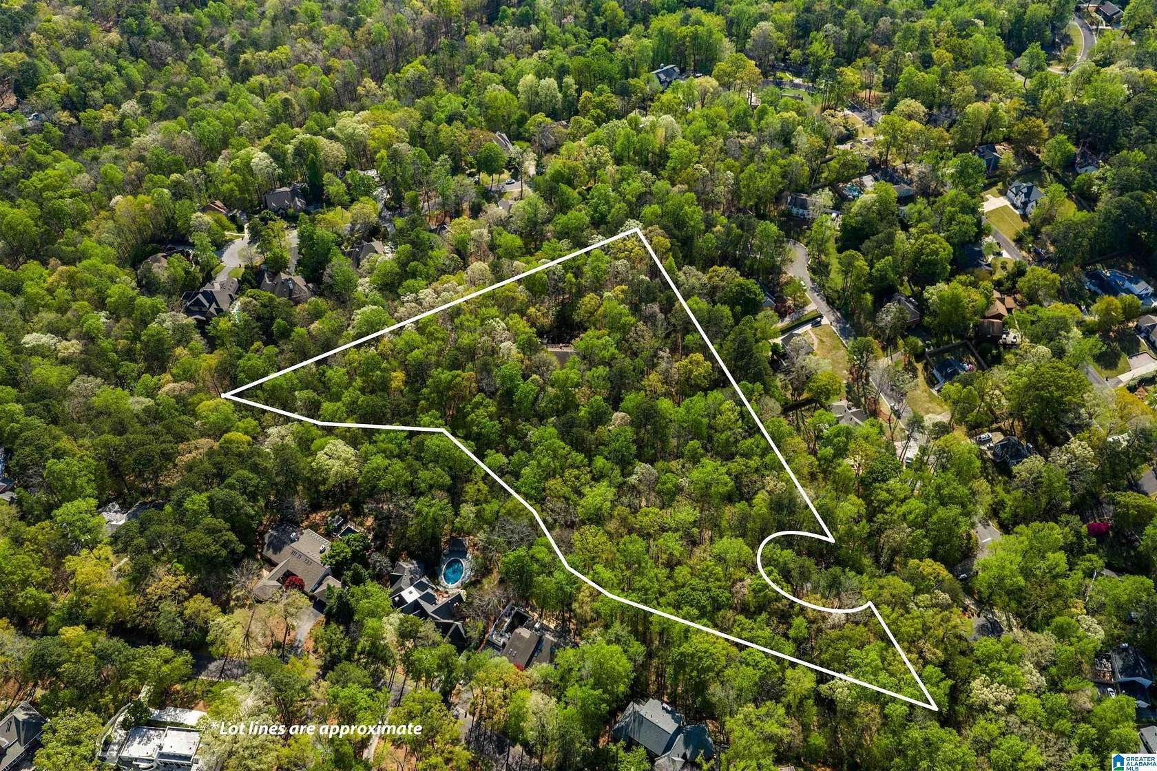 6.57 Acres of Land with Home for Sale in Mountain Brook, Alabama