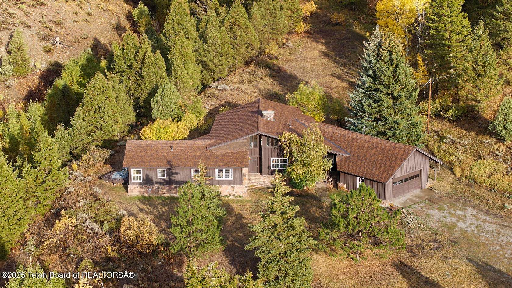 6.8 Acres of Land with Home for Sale in Jackson, Wyoming