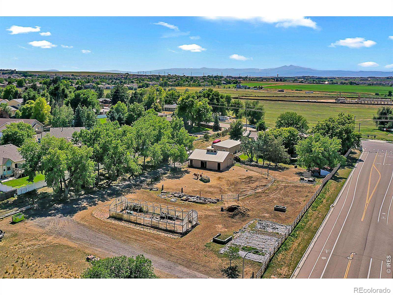 4 Acres of Land with Home for Sale in Greeley, Colorado