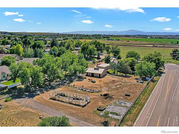 4 Acres of Land with Home for Sale in Greeley, Colorado