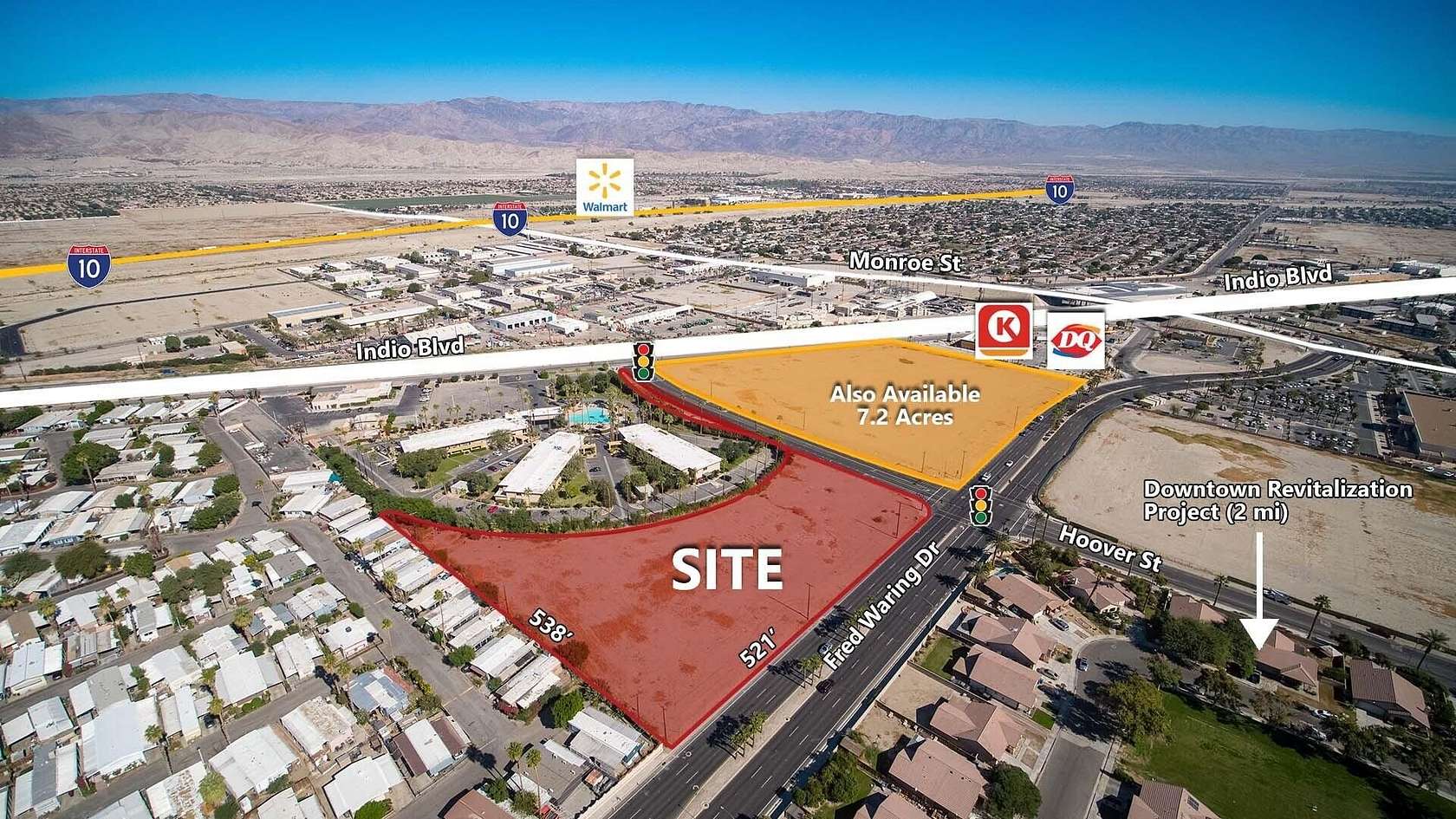 3.23 Acres of Mixed-Use Land for Sale in Indio, California