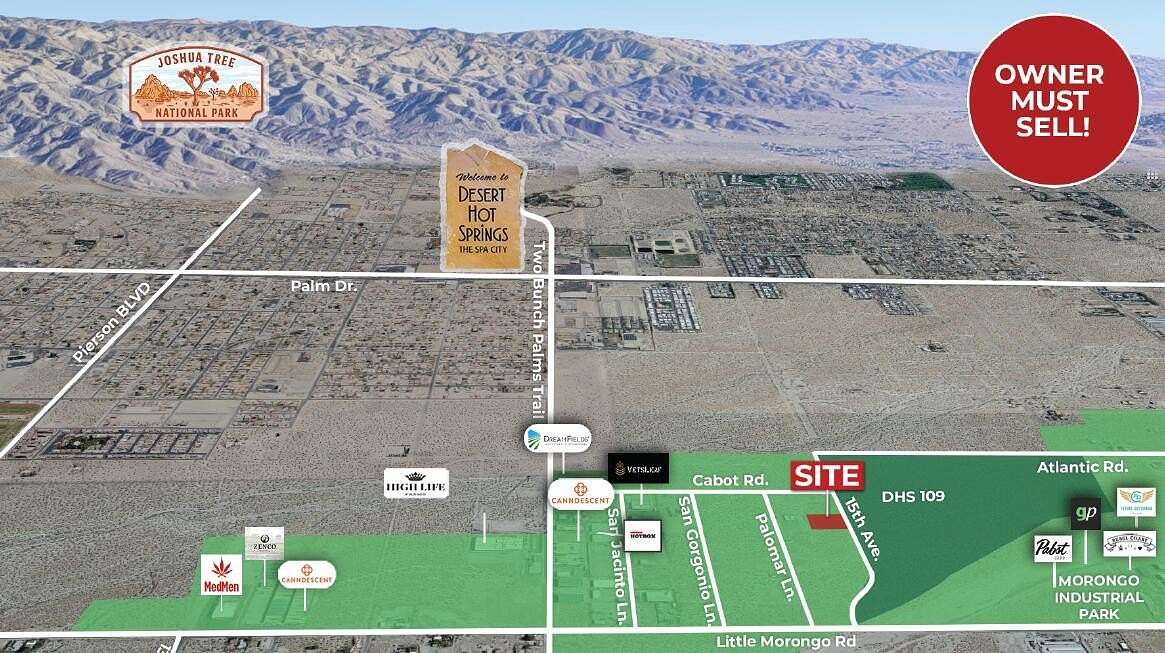 1.28 Acres of Commercial Land for Sale in Desert Hot Springs, California