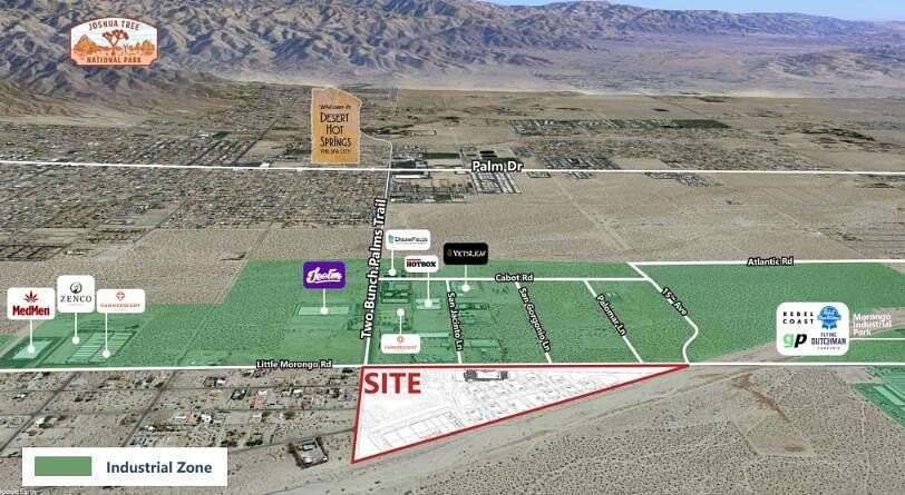 33.7 Acres of Commercial Land for Sale in Desert Hot Springs, California
