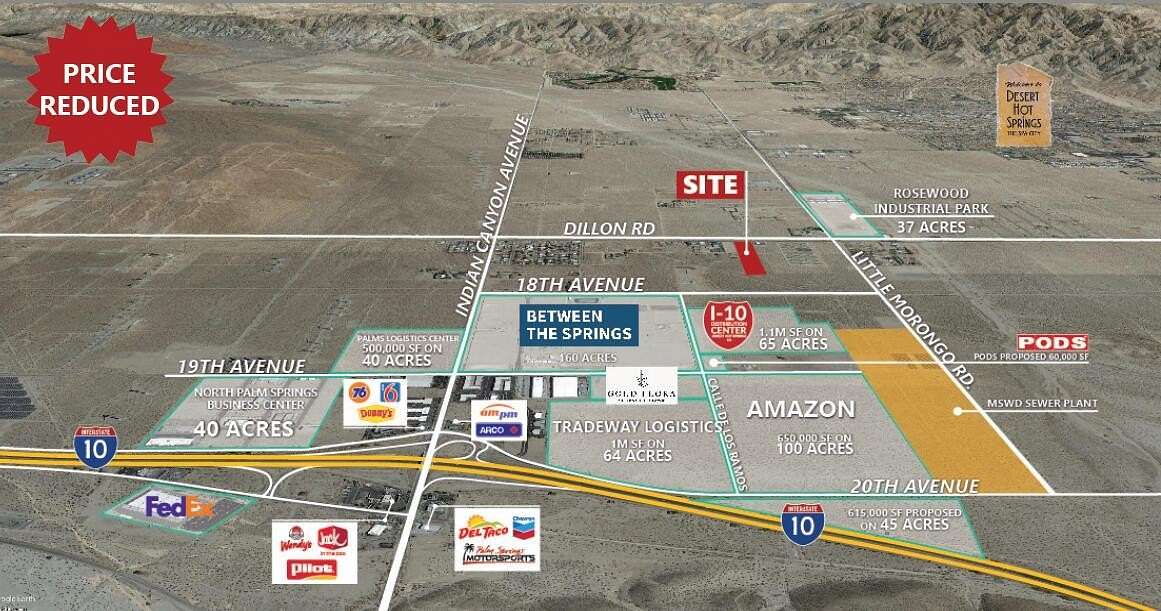 9.66 Acres of Commercial Land for Sale in Desert Hot Springs, California