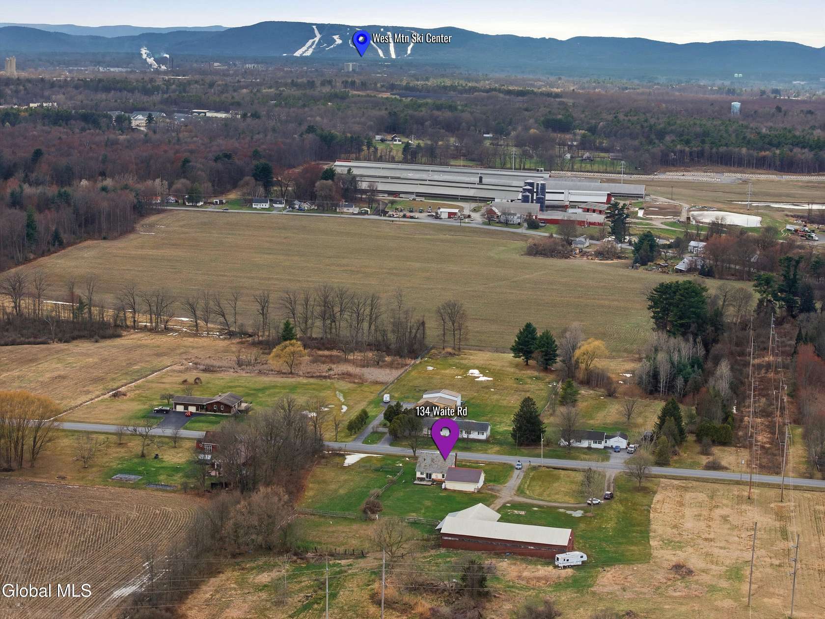 11 Acres of Land with Home for Sale in Hudson Falls, New York