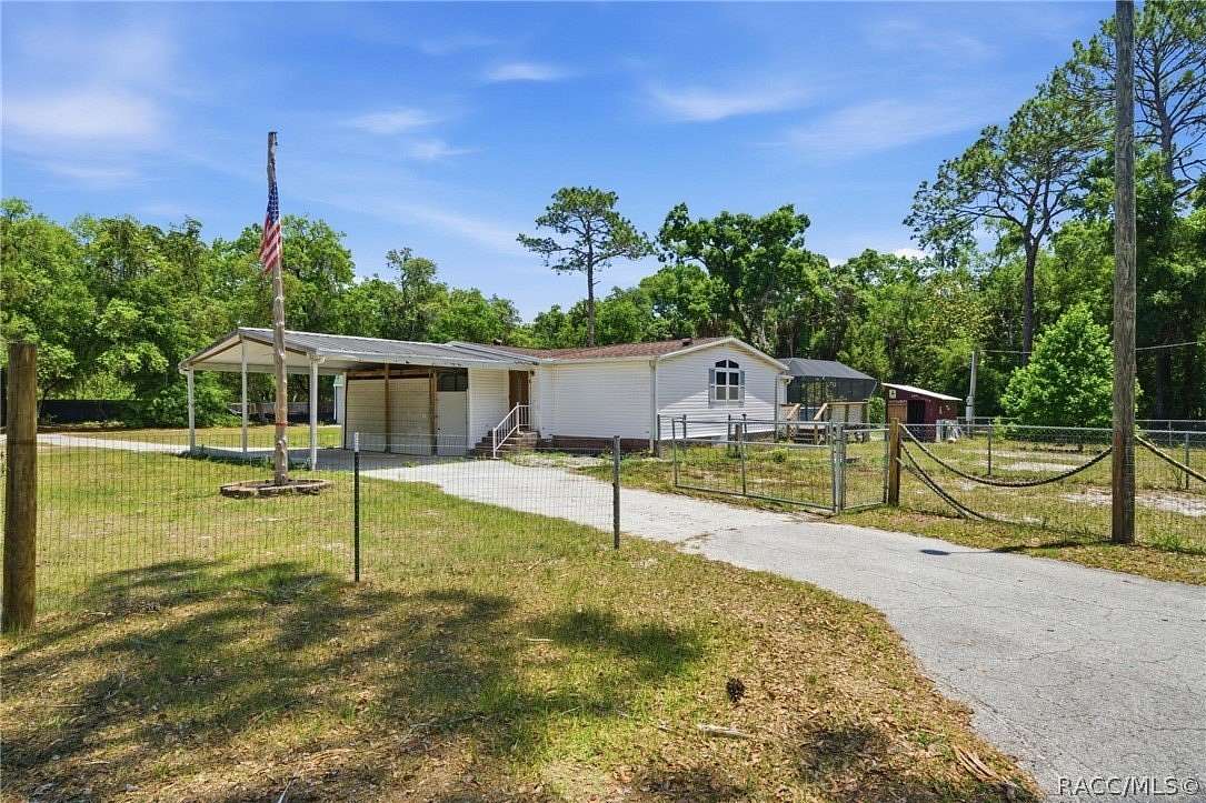 2.32 Acres of Land with Home for Sale in Homosassa, Florida