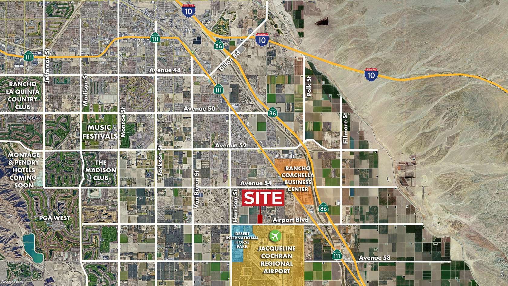 19.5 Acres of Commercial Land for Sale in Thermal, California