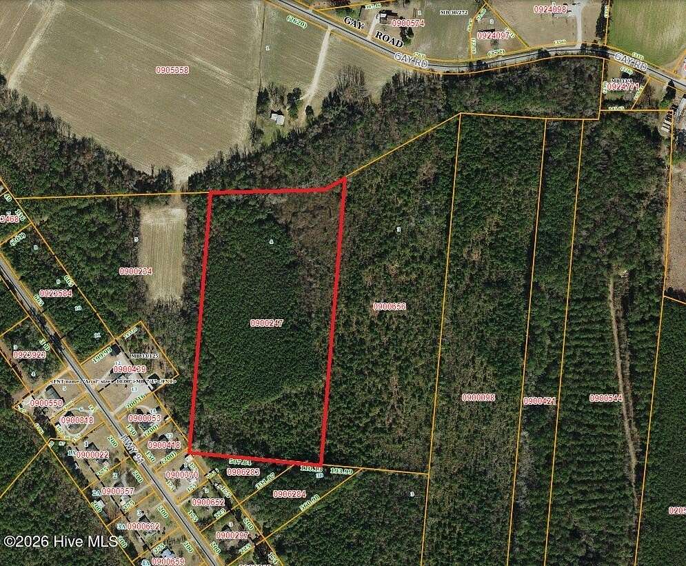 17.5 Acres of Recreational & Residential Land for Sale in Farmville, North Carolina