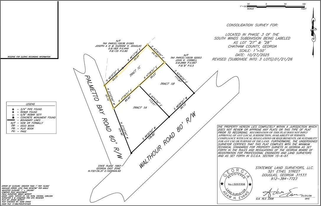 0.24 Acres of Residential Land for Sale in Savannah, Georgia