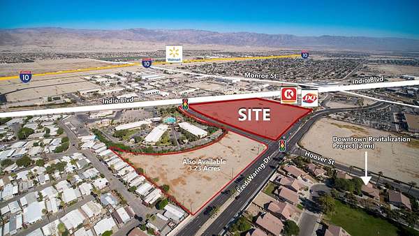 7.2 Acres of Mixed-Use Land for Sale in Indio, California