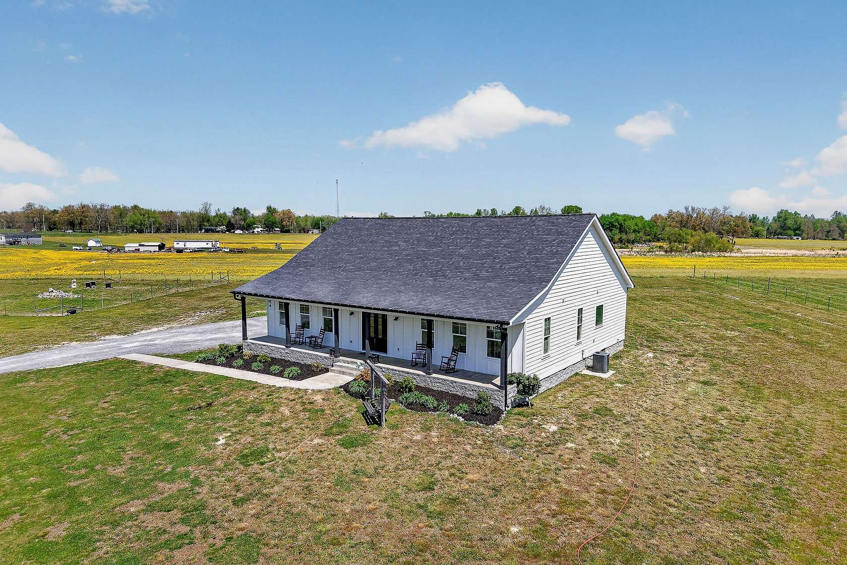 5.57 Acres of Land with Home for Sale in Woodbury, Tennessee