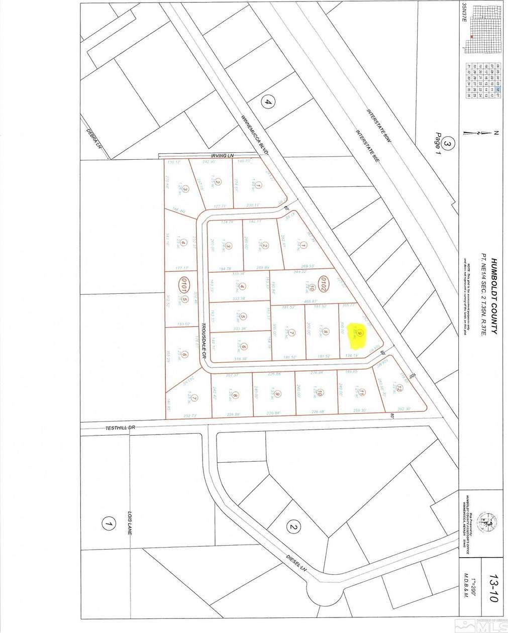 1.25 Acres of Commercial Land for Sale in Winnemucca, Nevada