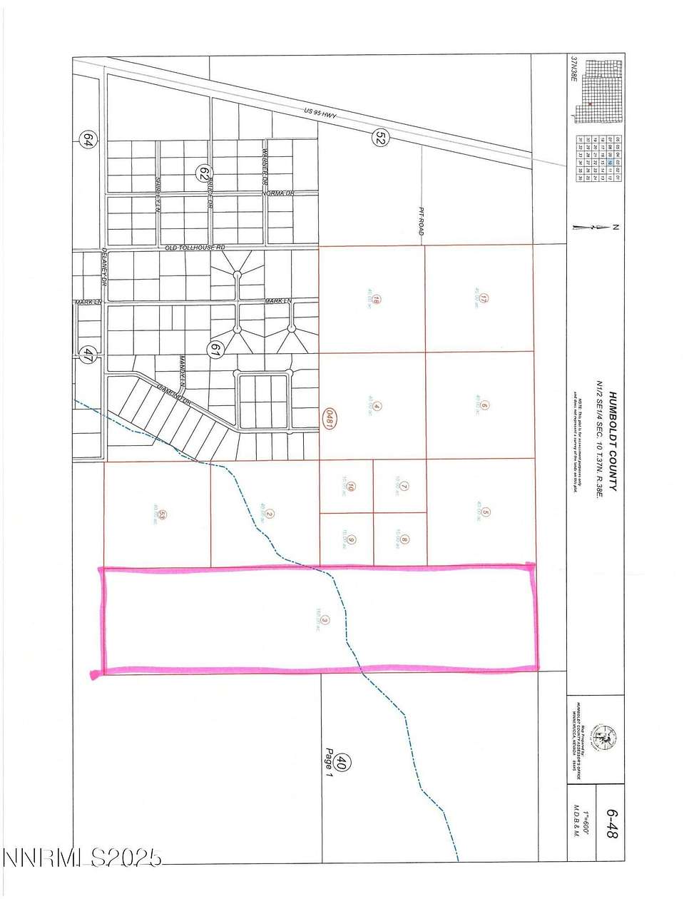 160 Acres of Recreational & Residential Land for Sale in Winnemucca, Nevada