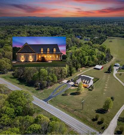 7.69 Acres of Land with Home for Sale in Christiana, Tennessee