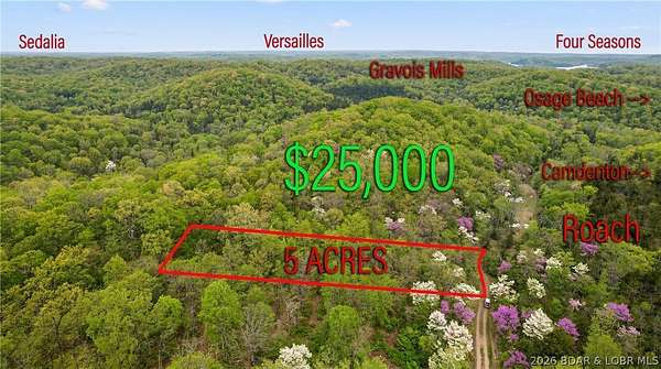 5 Acres of Land for Sale in Roach, Missouri