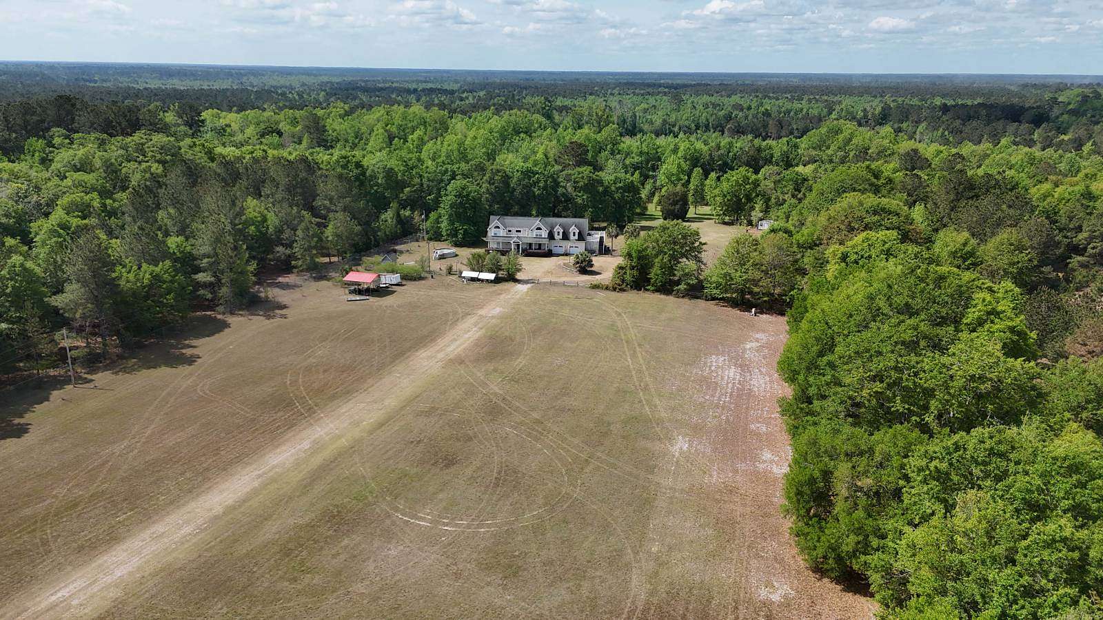 12 Acres of Land with Home for Sale in Pineland, South Carolina