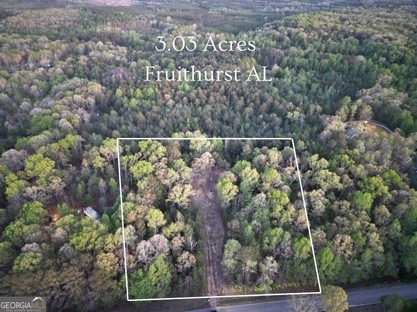 3 Acres of Land for Sale in Fruithurst, Alabama