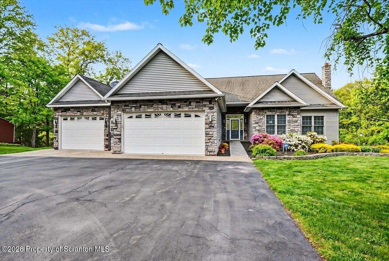 1.75 Acres of Land with Home for Sale in Moscow, Pennsylvania