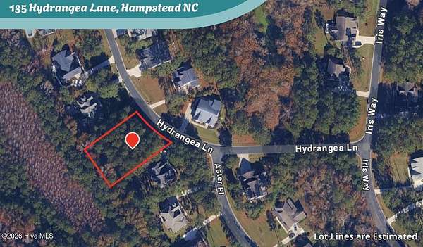 0.47 Acres of Residential Land for Sale in Hampstead, North Carolina