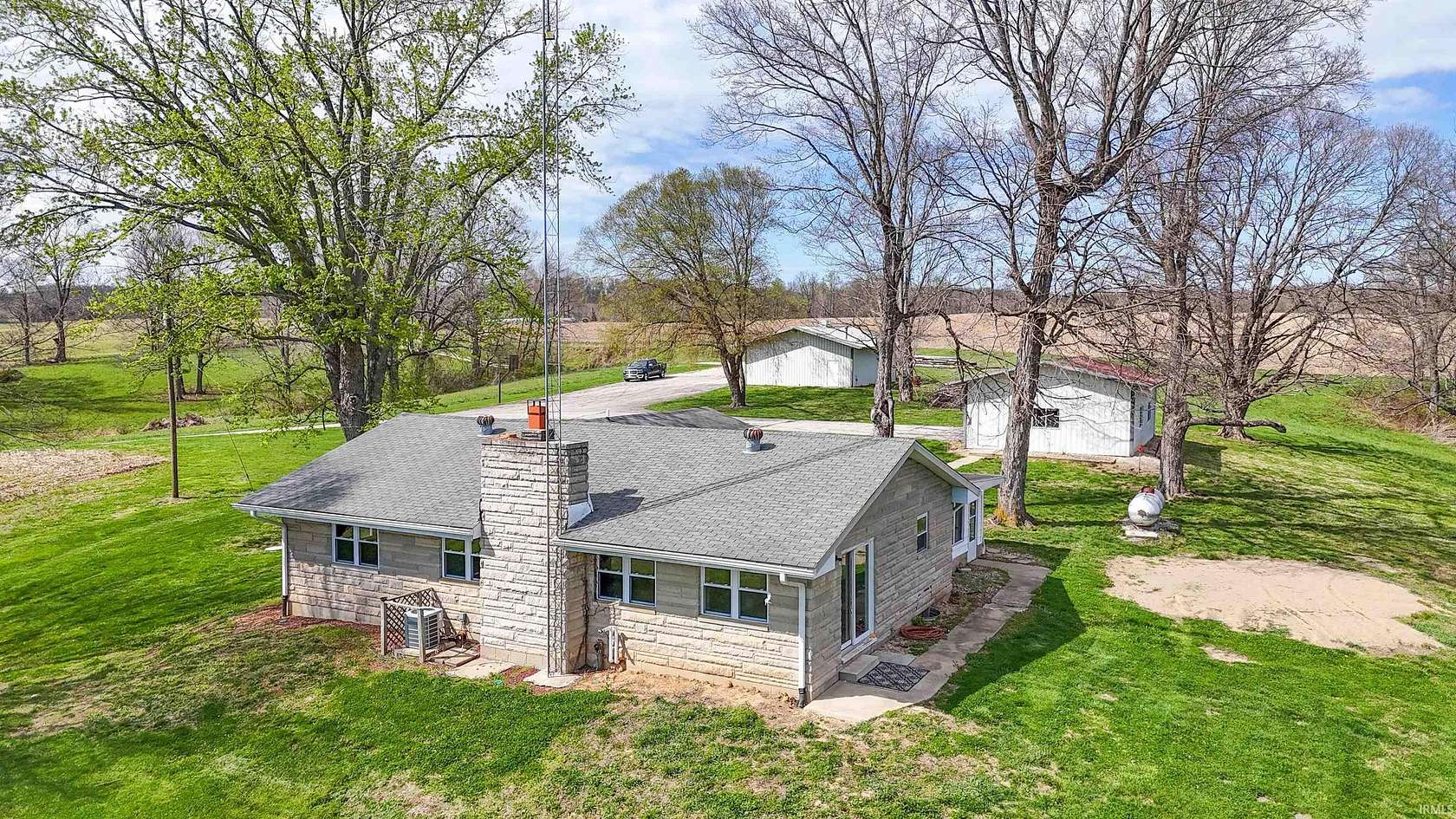 7 Acres of Land with Home for Sale in Springville, Indiana