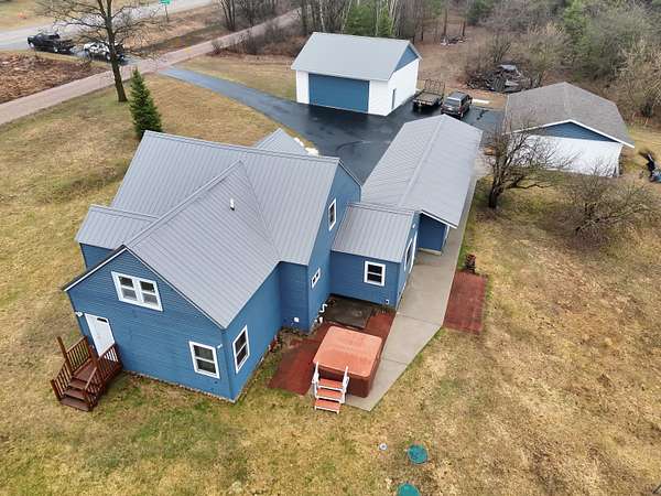 7.67 Acres of Land with Home for Sale in Lakewood, Wisconsin