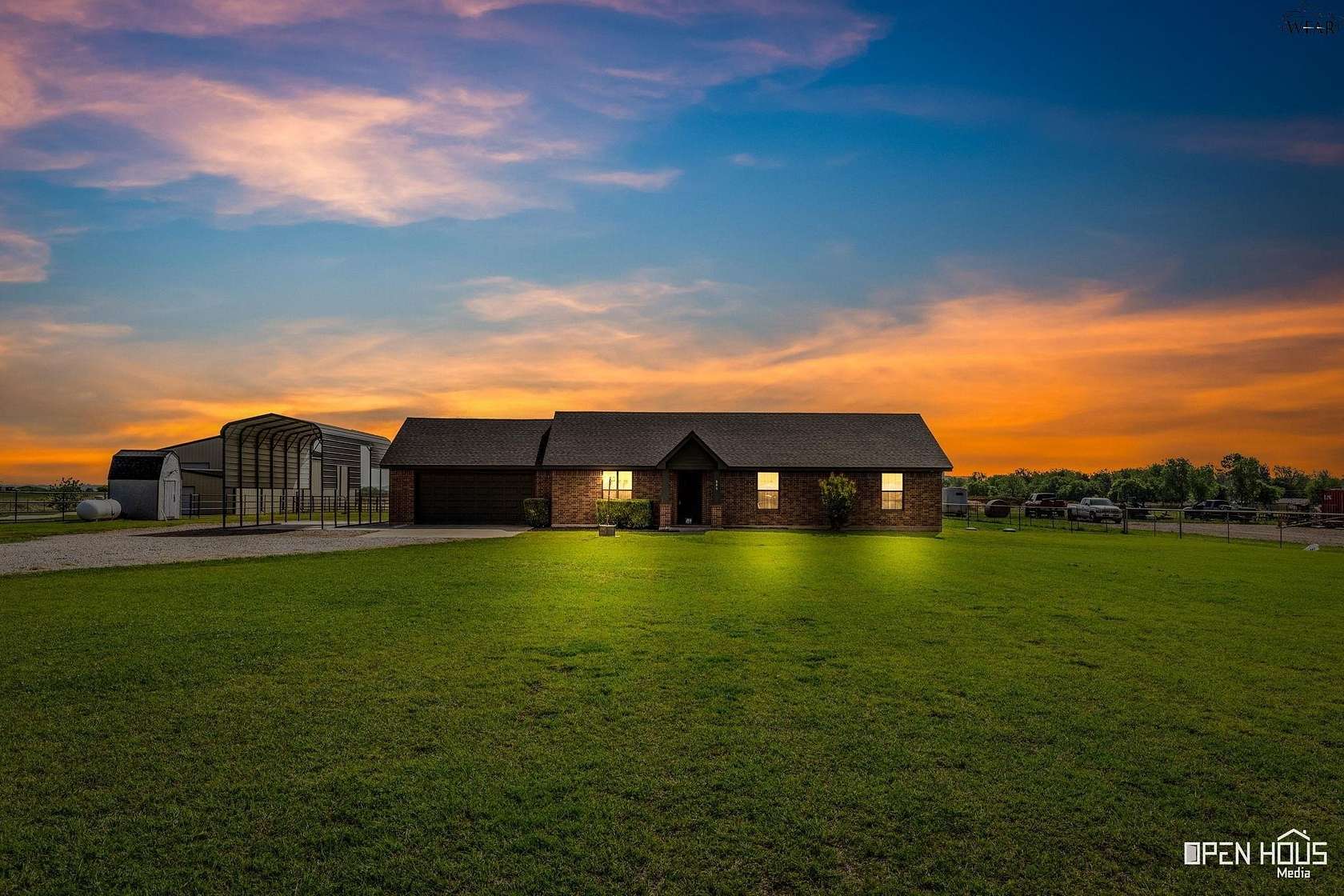 5.1 Acres of Land with Home for Sale in Burkburnett, Texas