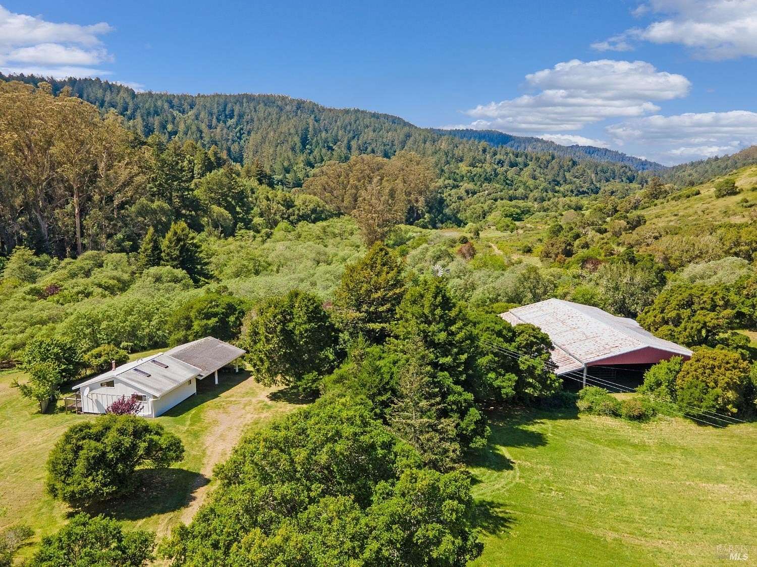 4 Acres of Land with Home for Sale in Bolinas, California