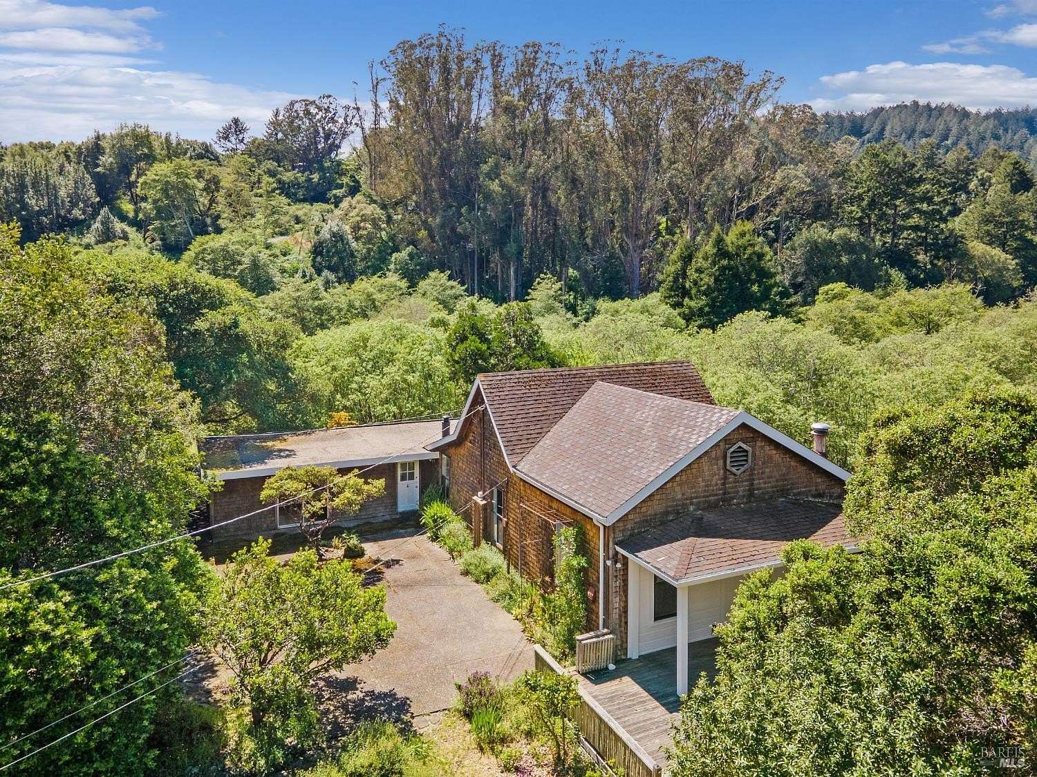 4 Acres of Land with Home for Sale in Bolinas, California