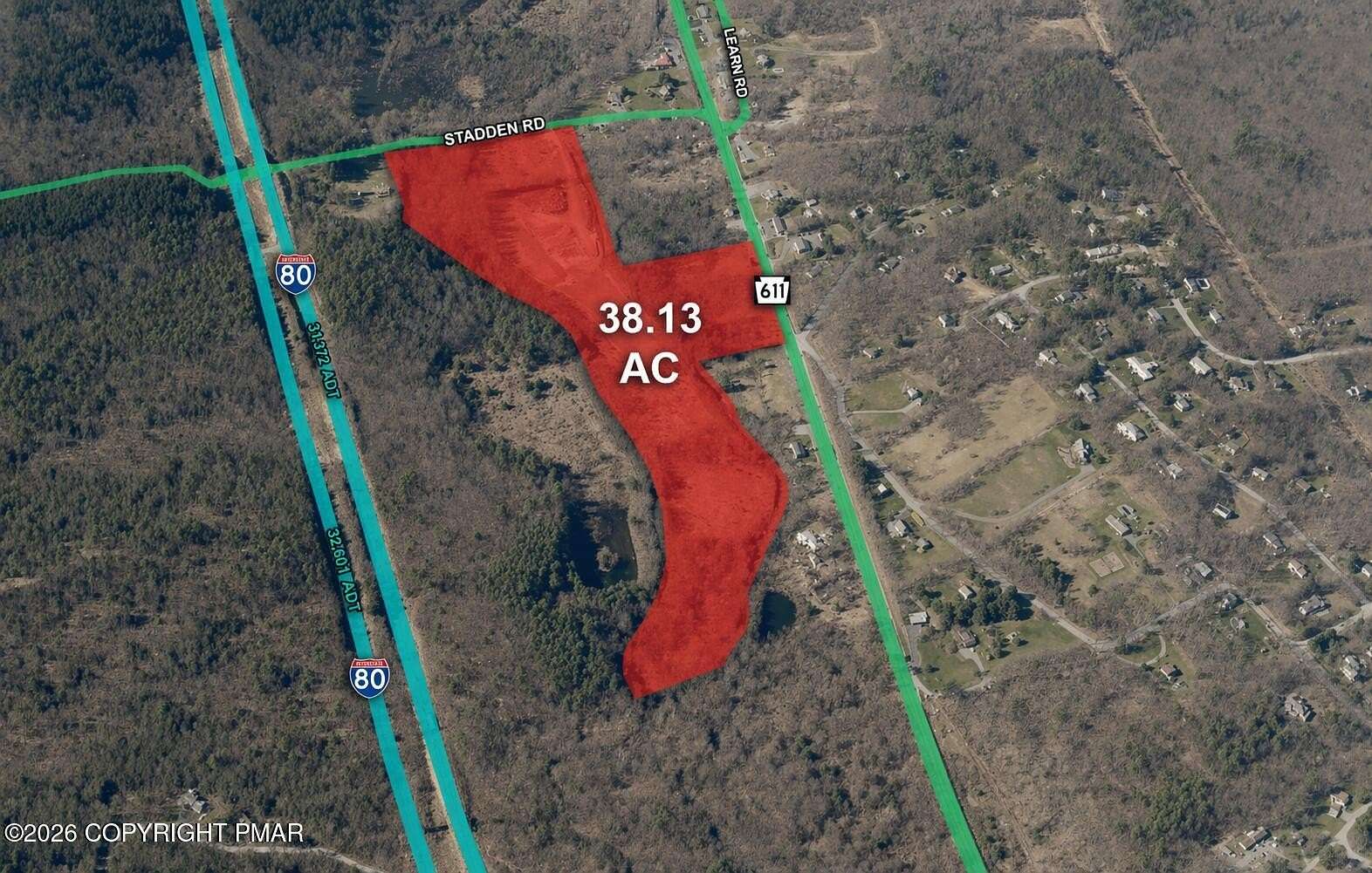 38.1 Acres of Mixed-Use Land for Sale in Bartonsville, Pennsylvania