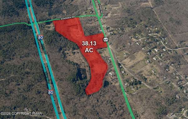 38.1 Acres of Mixed-Use Land for Sale in Bartonsville, Pennsylvania