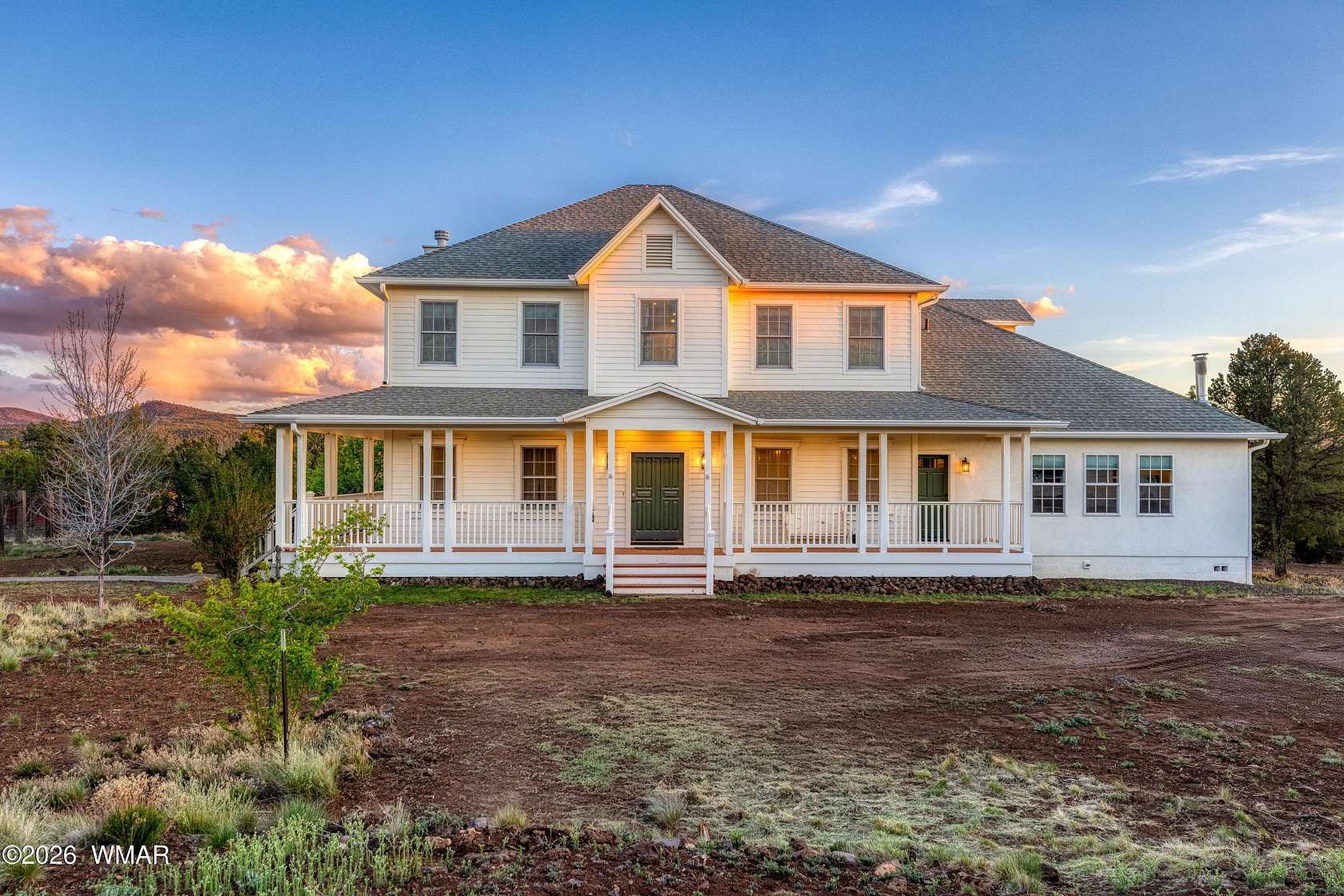 6.23 Acres of Land with Home for Sale in Vernon, Arizona