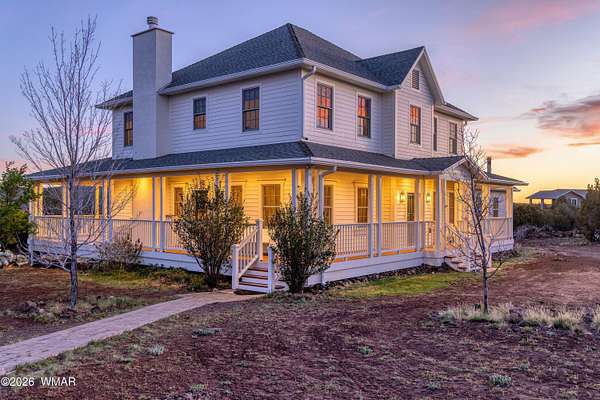 6.23 Acres of Land with Home for Sale in Vernon, Arizona