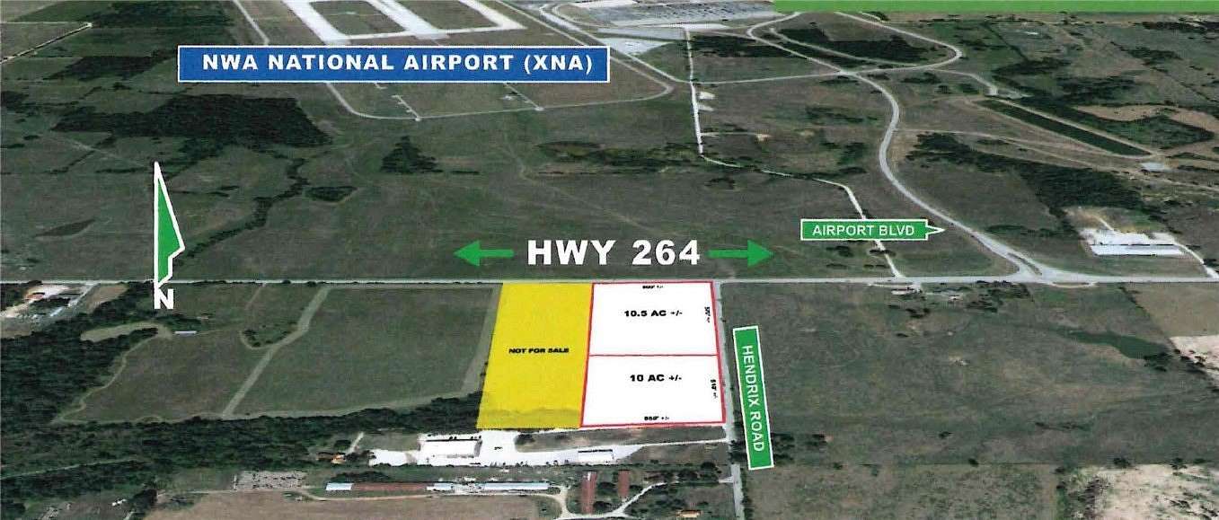 10.5 Acres of Commercial Land for Sale in Highfill, Arkansas