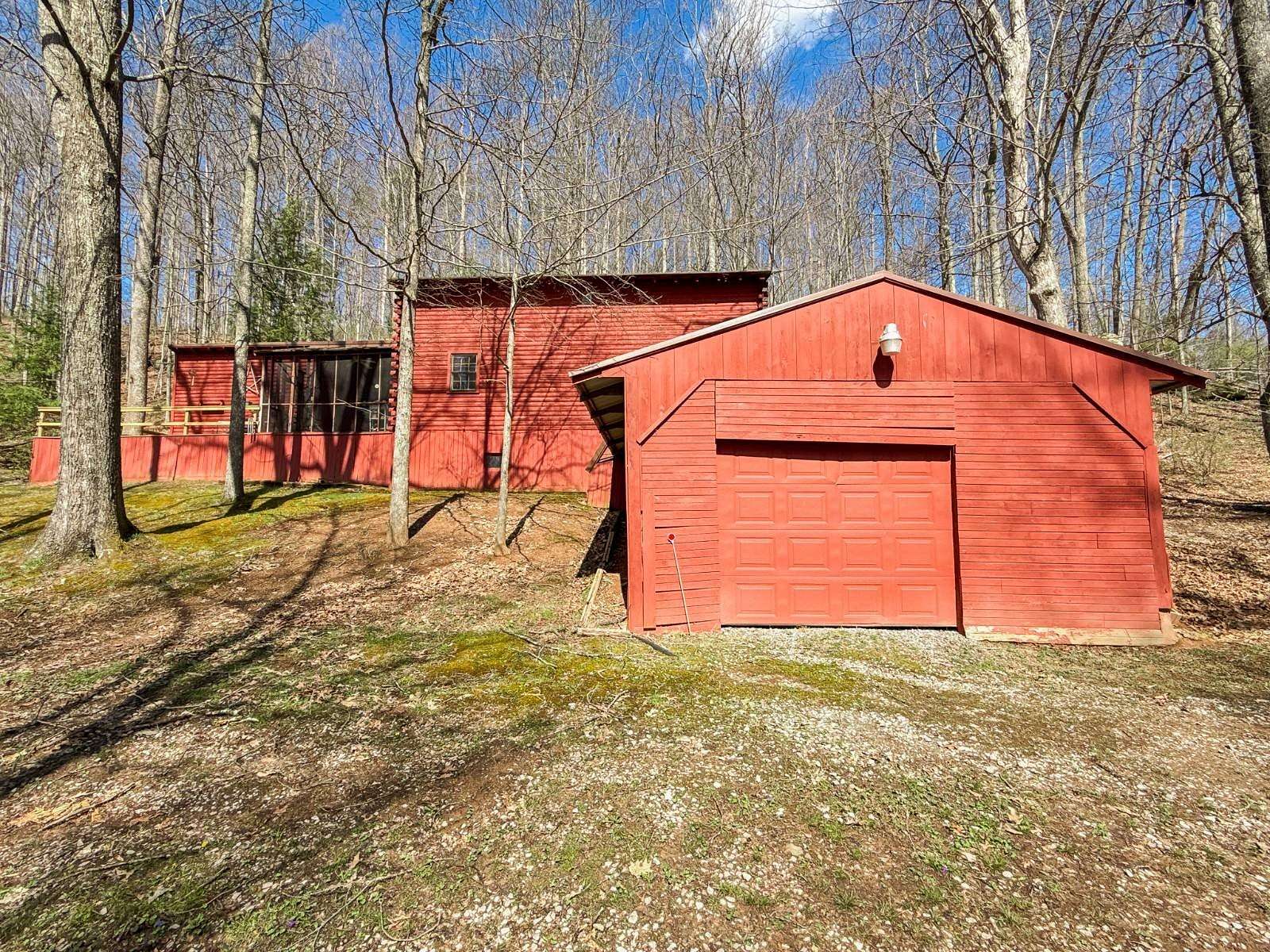 68.6 Acres of Recreational Land with Home for Sale in Glenville, West Virginia