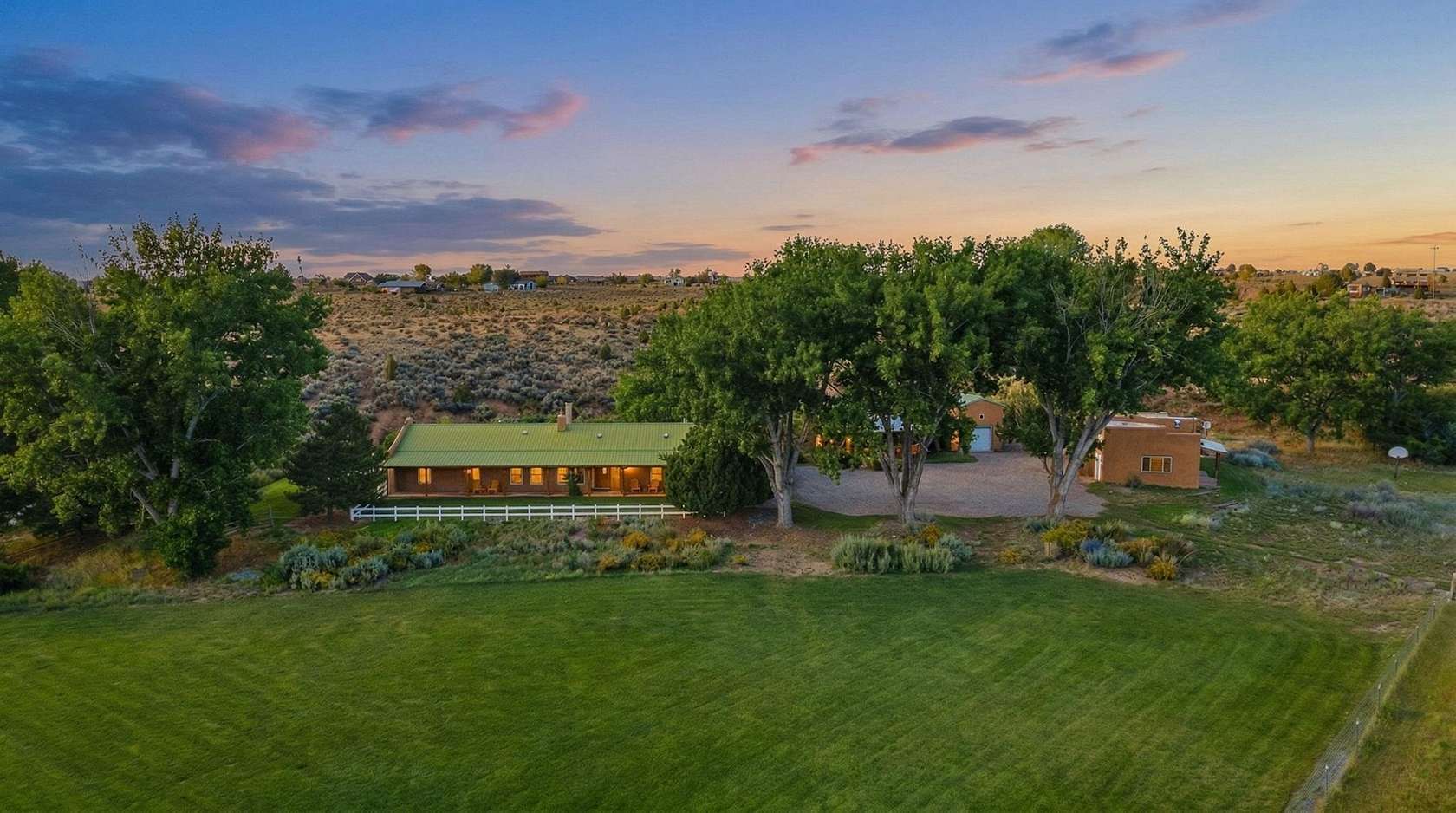 6.5 Acres of Land with Home for Sale in El Prado, New Mexico