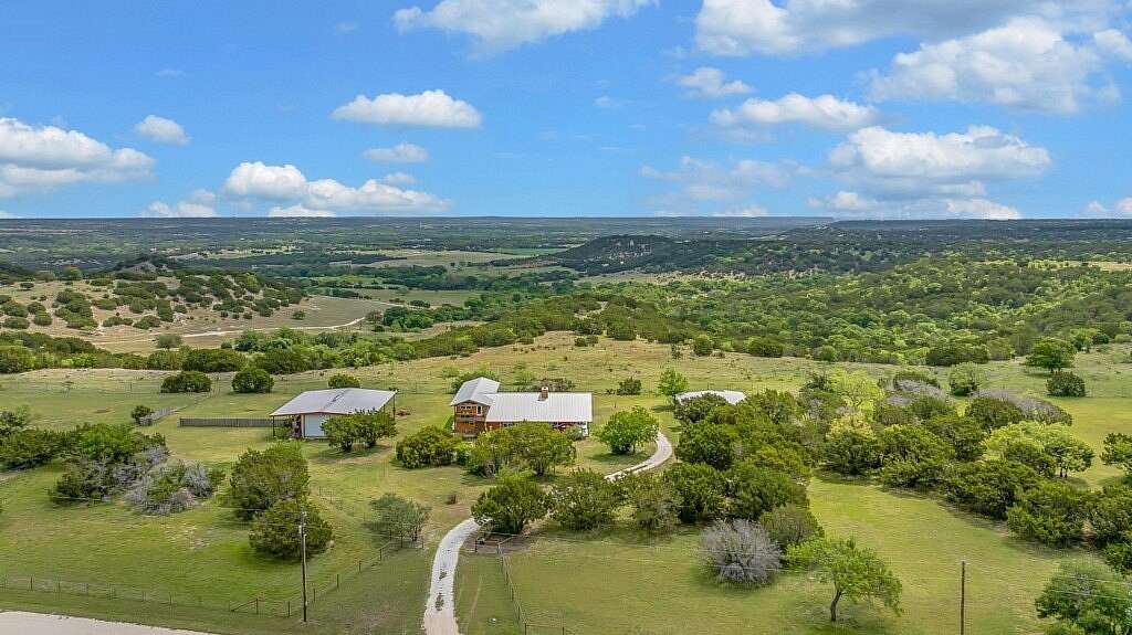 6.45 Acres of Land with Home for Sale in Meridian, Texas