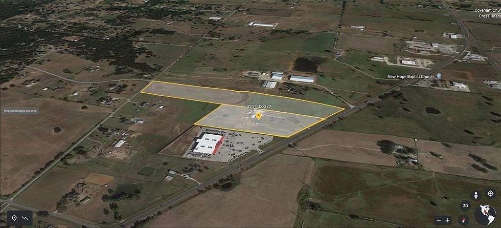 26 Acres of Mixed-Use Land for Sale in Cross Roads, Texas