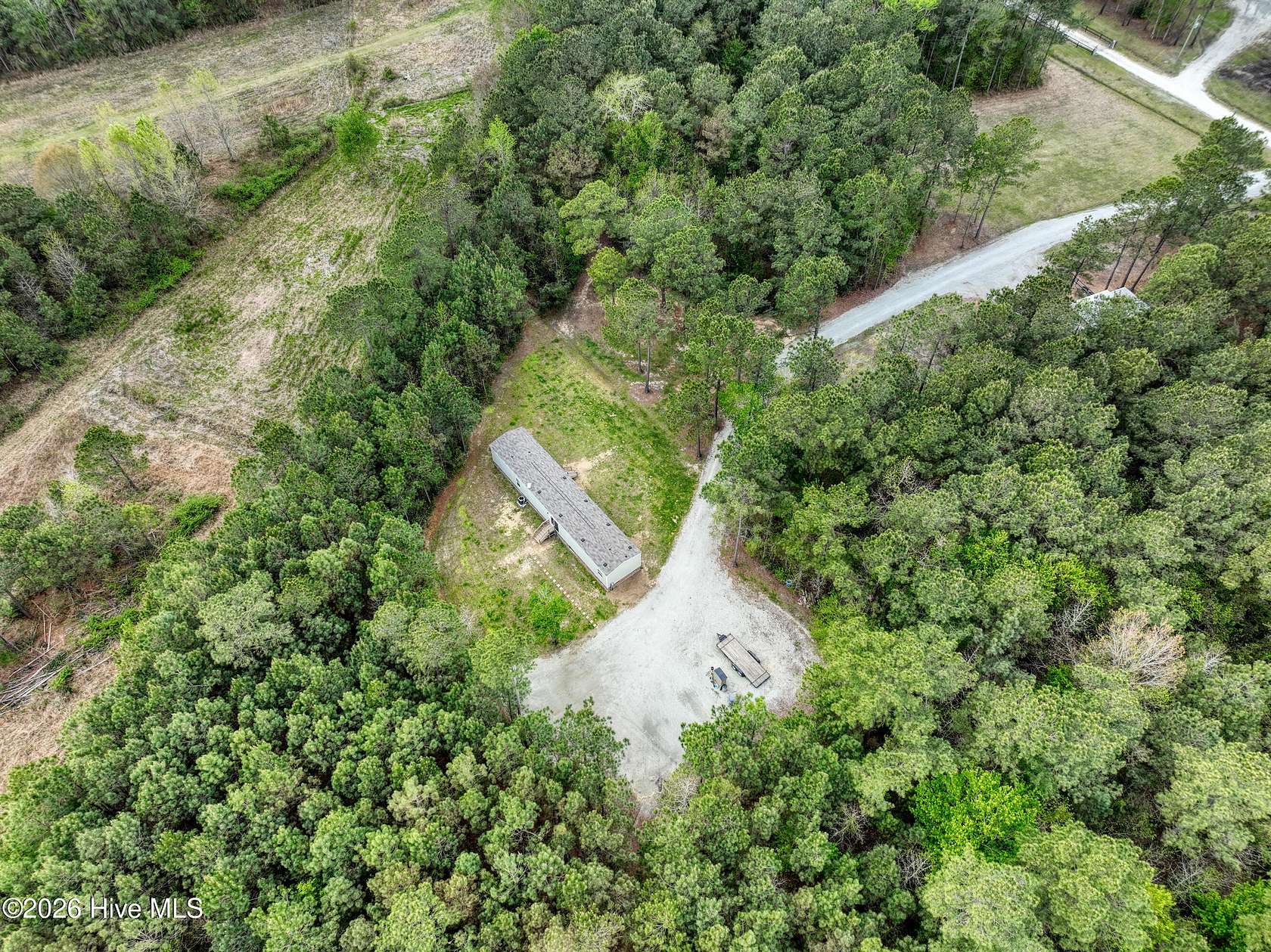 10.7 Acres of Land with Home for Sale in Richlands, North Carolina